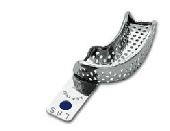 Quadrant  Metal Trays (Perforated) 1 pc Impression Trays by ASA DENTAL- Unique Dental Supply Inc.
