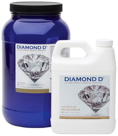 Diamond D® Acrylic - Self Cure Heat Cure by Keystone- Unique Dental Supply Inc.