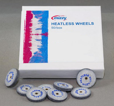 Mizzy White Heatless Wheels (50/PKG) Heatless Wheels by Keystone- Unique Dental Supply Inc.