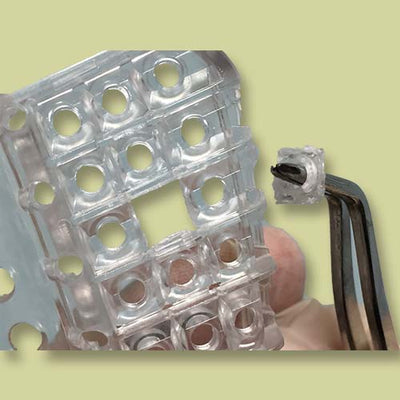 Impress Impression Trays - Clear 12/box Impression Trays by Cbite- Unique Dental Supply Inc.