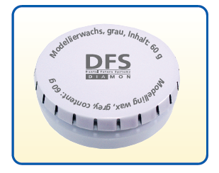 DFS - Modelling Wax - Grey 60g Crown & Bridge Wax by DFS- Unique Dental Supply Inc.